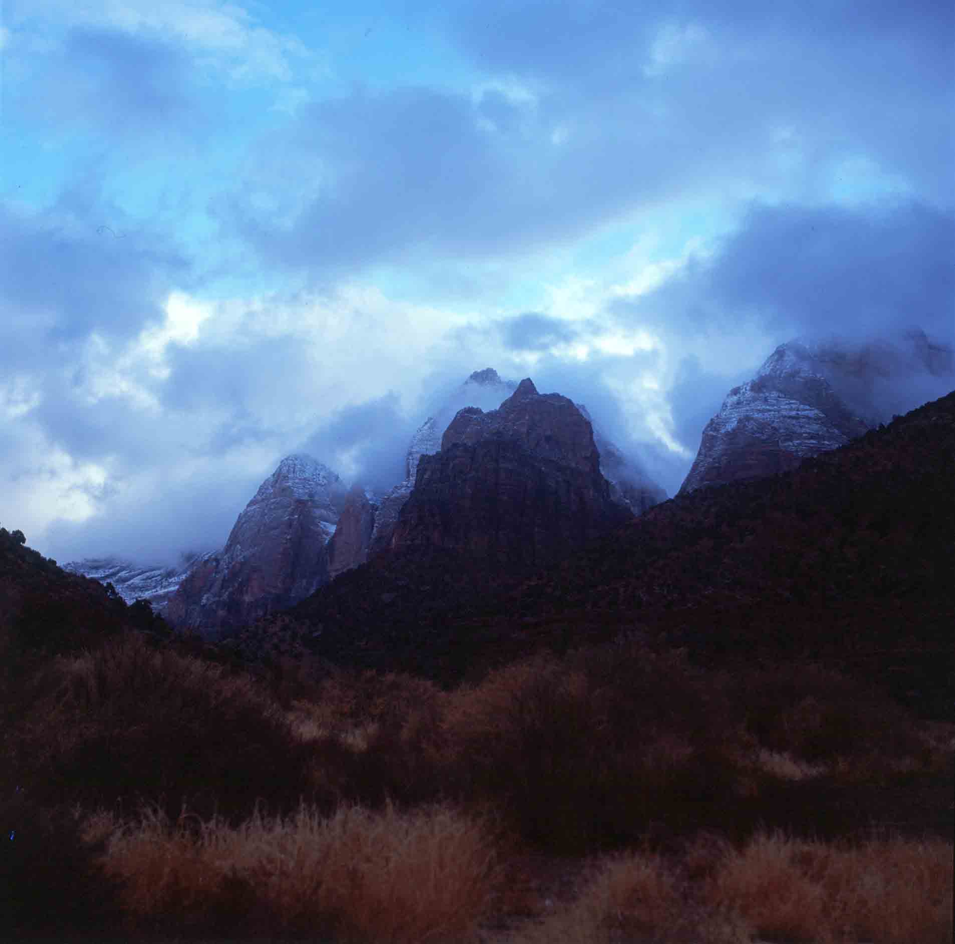 Zion National Park, UtahFujichrome Velvia 100 Medium Format Film