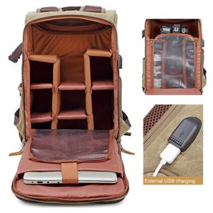Photography Retro Canvas Backpack